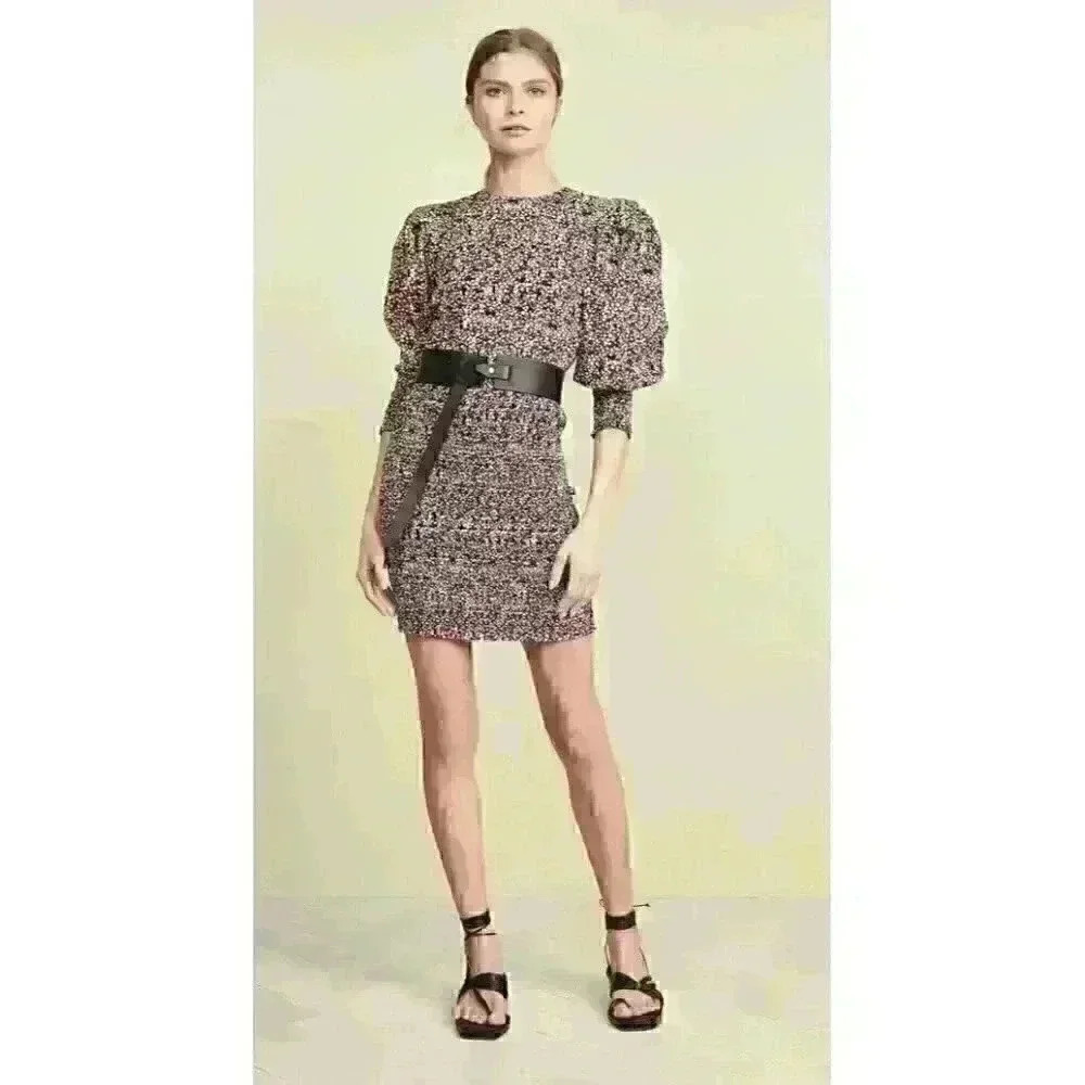NEW! Rebecca Minkoff Women's L Tabby Micro-Floral Mini Dress NWT $248